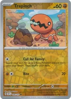 Trapinch Reverse Holo 104