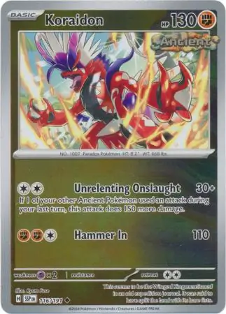 Koraidon Reverse Holo