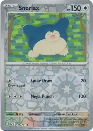 Snorlax Reverse Holo