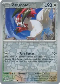 Zangoose Reverse Holo 149