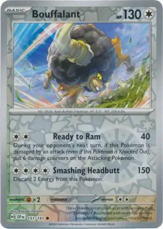 Bouffalant Reverse Holo