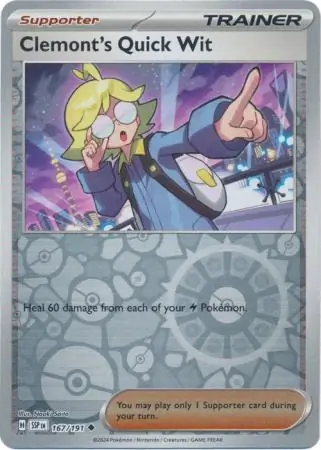 Clemont's Quick Wit Reverse Holo