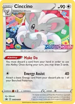 Cinccino Prerelease SWSH009