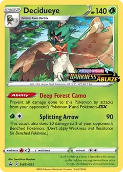 Decidueye Prerelease SWSH035