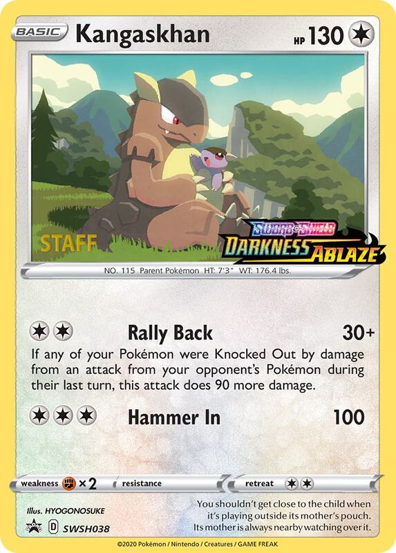 Kangaskhan Prerelease Staff