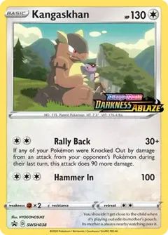 Kangaskhan Prerelease SWSH038