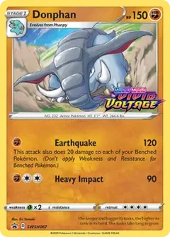 Donphan Staff Prerelease SWSH067