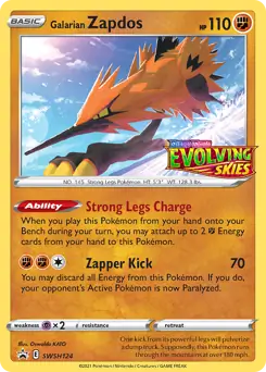 Galarian Zapdos Prerelease