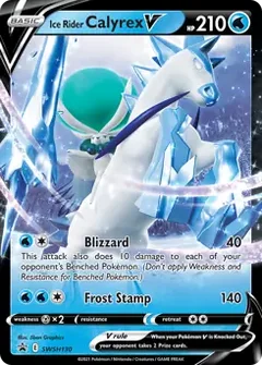 Ice Rider Calyrex V SWSH130