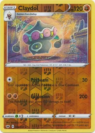 Claydol Reverse Holo