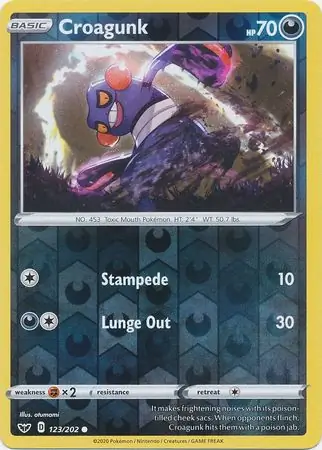 Croagunk Reverse Holo