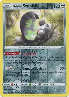 Galarian Stunfisk Reverse Holo 132