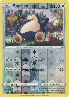 Snorlax Reverse Holo 140