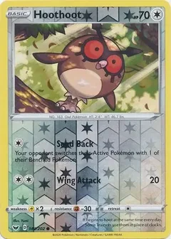 Hoothoot Reverse Holo 143