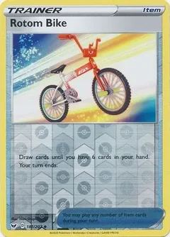 Rotom Bike Reverse Holo 181