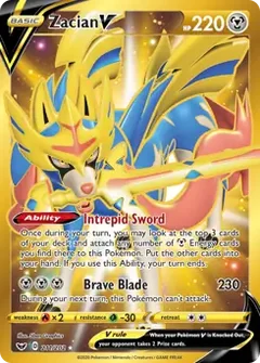 Zacian V Secret 211