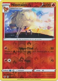 Ninetales Reverse Holo 023