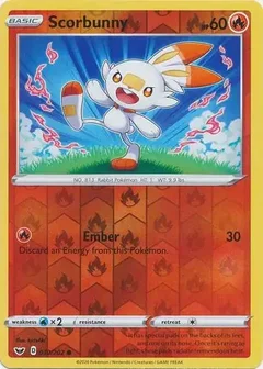 Scorbunny Reverse Holo 030
