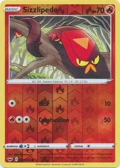 Sizzlipede Reverse Holo 037