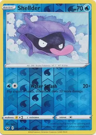 Shellder Reverse Holo