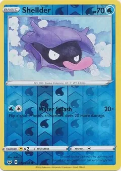 Shellder Reverse Holo 040