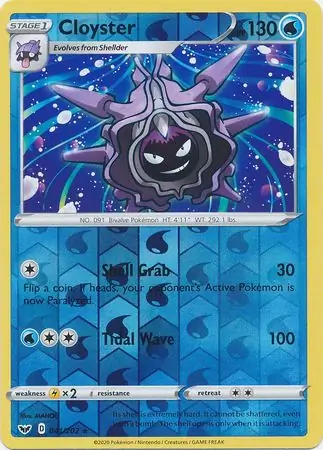 Cloyster Reverse Holo