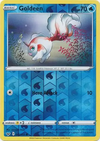 Goldeen Reverse Holo
