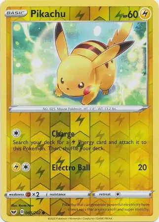 Pikachu Reverse Holo