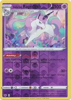 Galarian Rapidash Reverse Holo 082