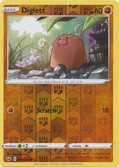 Diglett Reverse Holo 092