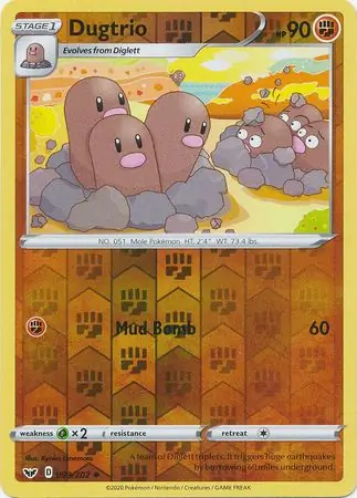 Dugtrio Reverse Holo