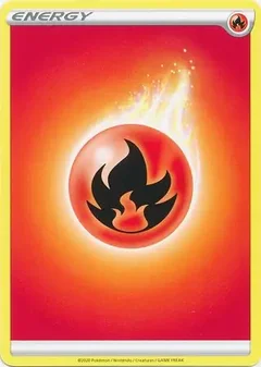 Fire Energy Reverse Holo  
