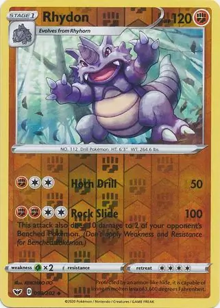 Rhydon Reverse Holo
