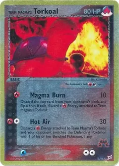 Team Magma's Torkoal Reverse Holo 12