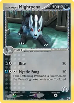 Team Aqua's Mightyena 15