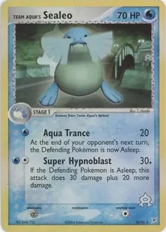 Team Aqua's Sealeo Reverse Holo 16