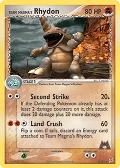 Team Magma's Rhydon 22