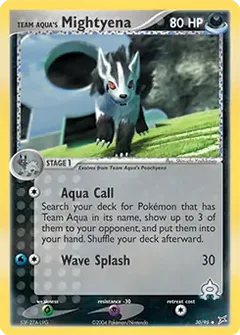 Team Aqua's Mightyena 30