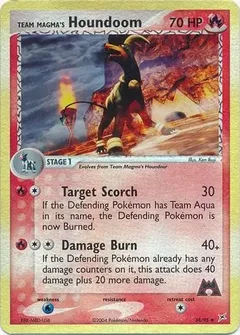 Team Magma's Houndoom Reverse Holo 34