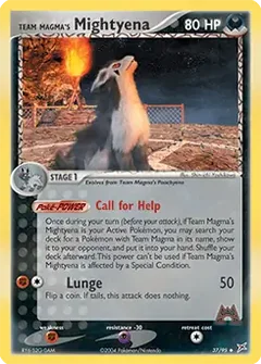 Team Magma's Mightyena 37