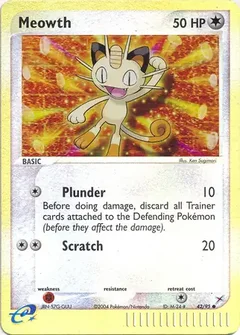 Meowth Reverse Holo 42