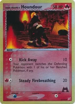 Team Magma's Houndour Reverse Holo 63