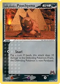 Team Magma's Poochyena 65