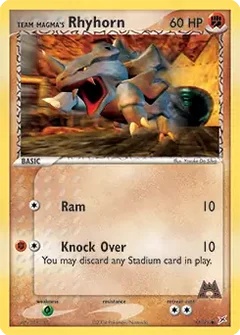 Team Magma's Rhyhorn 68