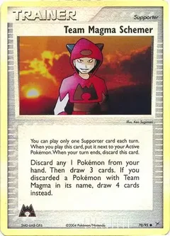 Team Magma Schemer Reverse Holo 70