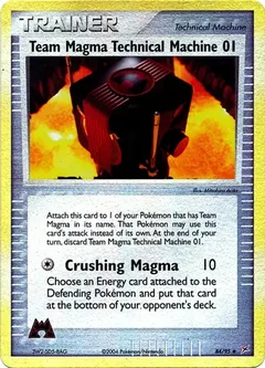 Team Magma Technical Machine 01 Reverse Holo 84