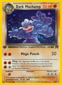 Dark Machamp Holo 10