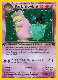 Dark Slowbro Holo 12