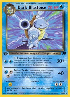 Dark Blastoise 20