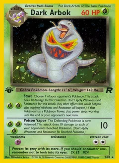  Dark Arbok Holo 2